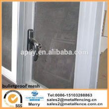 ventana de acero inoxidable antirrobo criba metálica a prueba de balas